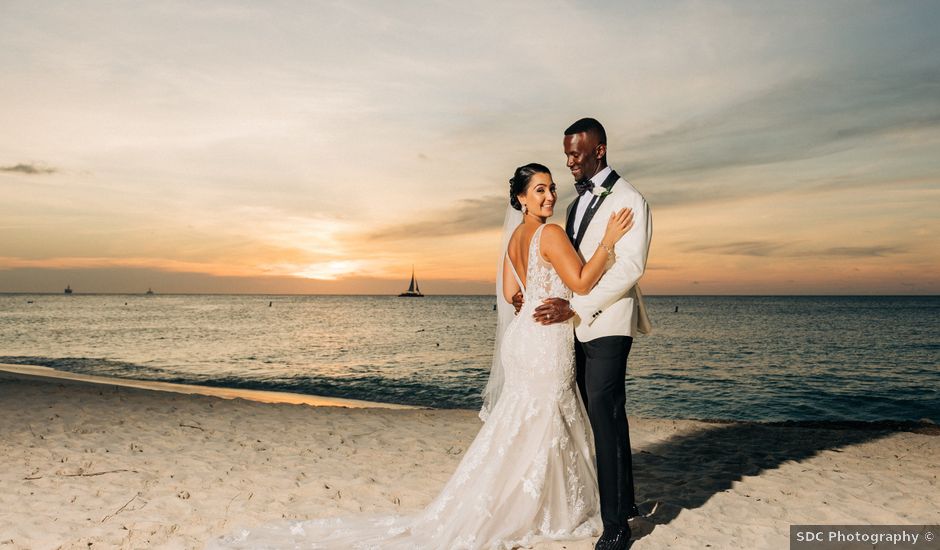 Wilgins and Liliana's Wedding in Oranjestad, Aruba