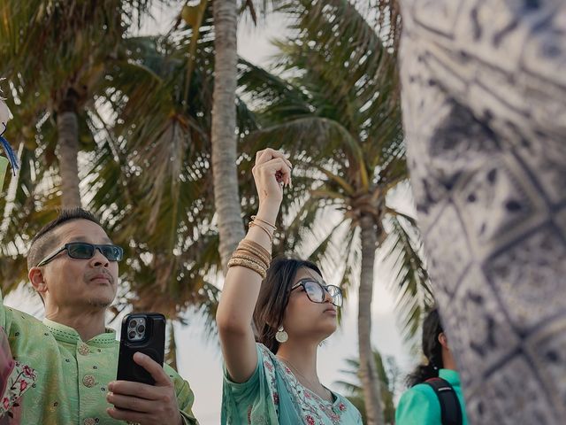 Keshan and Karishma's Wedding in Cancun, Mexico 33