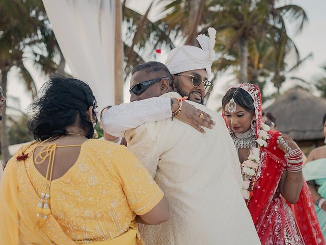 Keshan and Karishma's Wedding in Cancun, Mexico 34