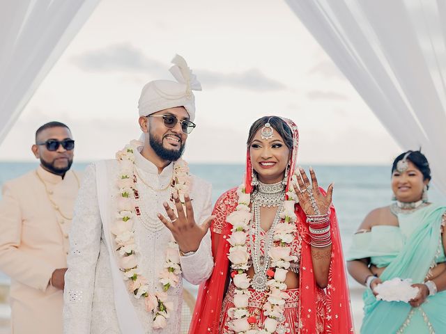 Keshan and Karishma's Wedding in Cancun, Mexico 35