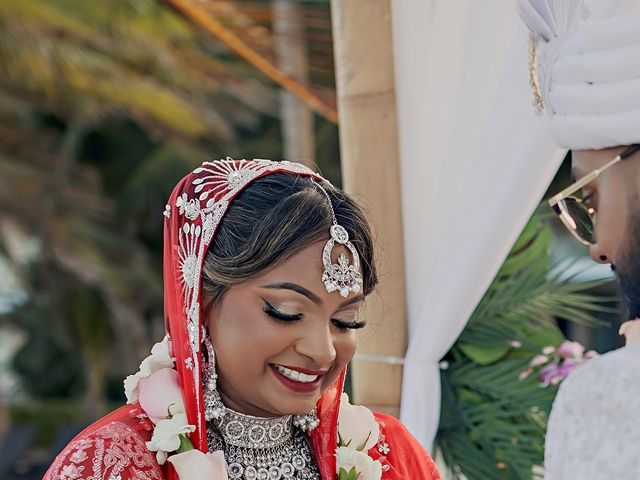 Keshan and Karishma's Wedding in Cancun, Mexico 36