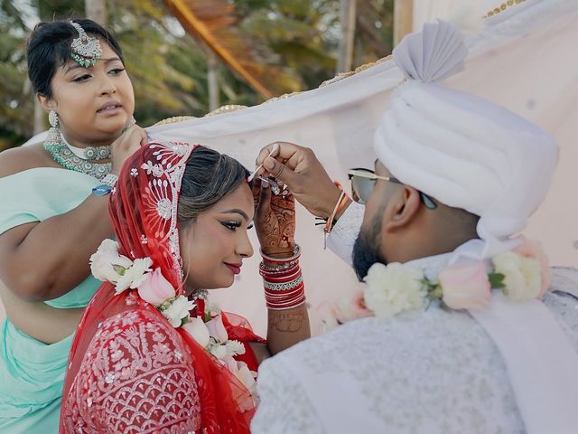 Keshan and Karishma's Wedding in Cancun, Mexico 38
