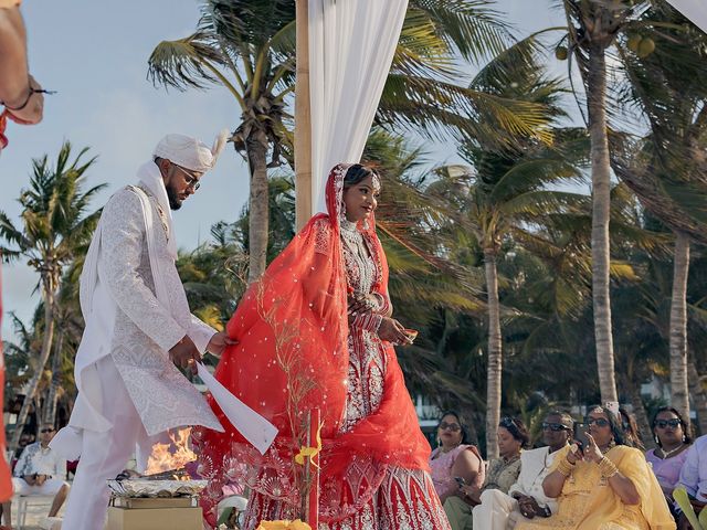 Keshan and Karishma's Wedding in Cancun, Mexico 40