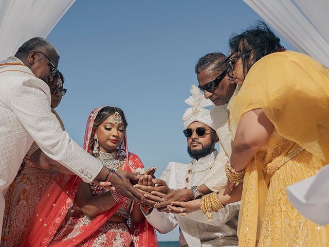 Keshan and Karishma's Wedding in Cancun, Mexico 42