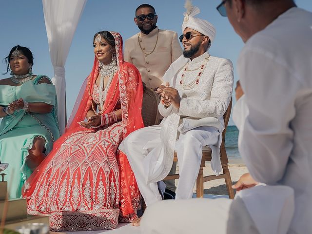 Keshan and Karishma's Wedding in Cancun, Mexico 44