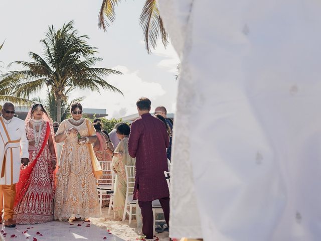 Keshan and Karishma's Wedding in Cancun, Mexico 46