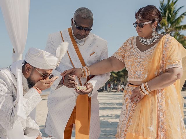 Keshan and Karishma's Wedding in Cancun, Mexico 47