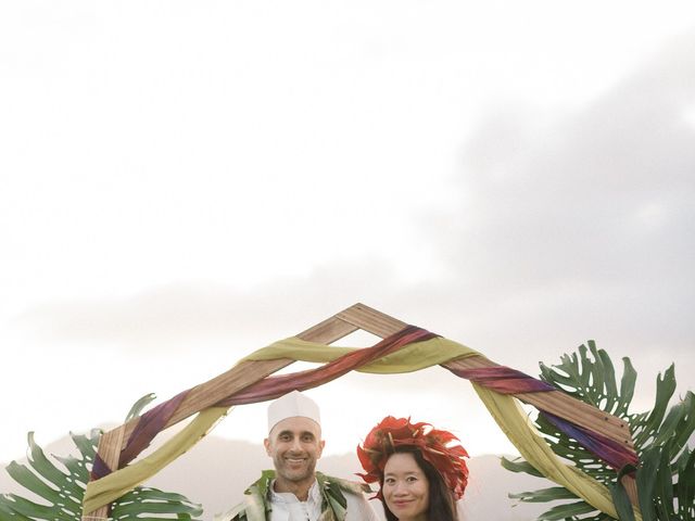 Amit and Nancy&apos;s Wedding in Waialua, Hawaii 28