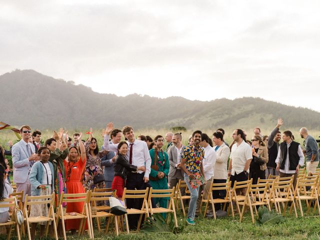Amit and Nancy&apos;s Wedding in Waialua, Hawaii 33