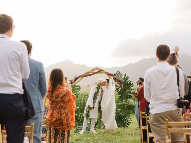 Amit and Nancy&apos;s Wedding in Waialua, Hawaii 35