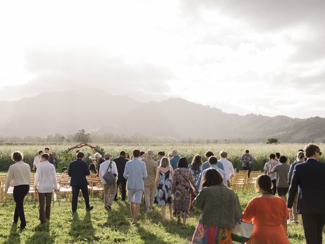 Amit and Nancy&apos;s Wedding in Waialua, Hawaii 65