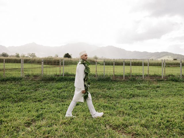 Amit and Nancy&apos;s Wedding in Waialua, Hawaii 74