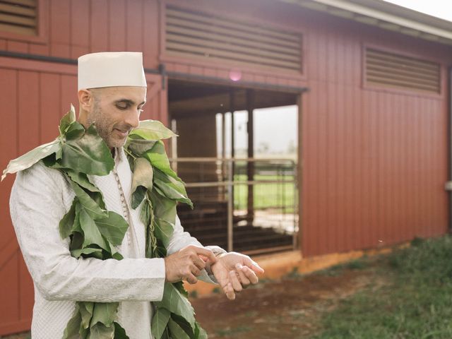 Amit and Nancy&apos;s Wedding in Waialua, Hawaii 75