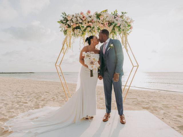 Nick and Dalle's Wedding in Oranjestad, Aruba 1