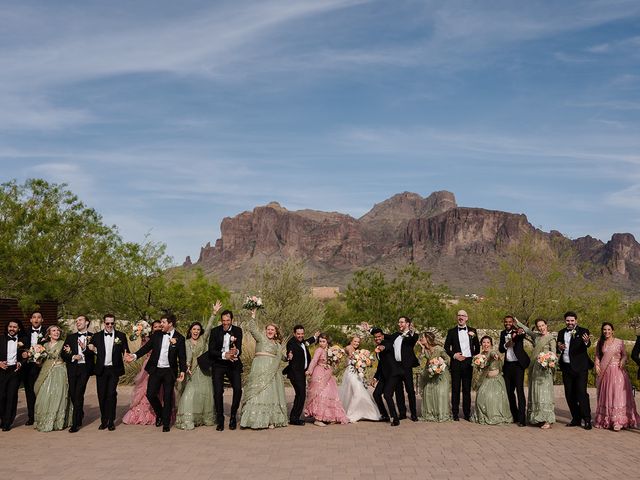 Sandeep and Brittany&apos;s Wedding in Apache Junction, Arizona 60