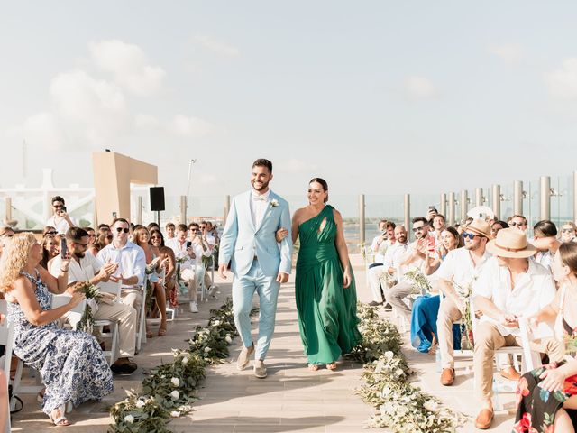 Afonso and Katelyn&apos;s Wedding in Cancun, Mexico 56