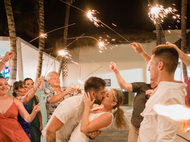 Afonso and Katelyn&apos;s Wedding in Cancun, Mexico 110