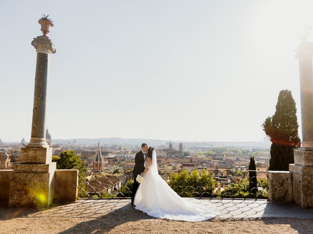 Vincent and Tiffany&apos;s Wedding in Rome, Italy 30