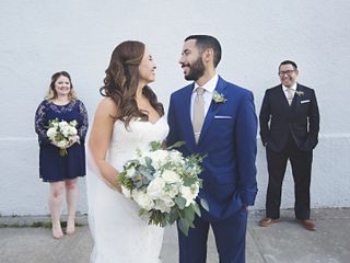 The wedding of Adrian and Iris