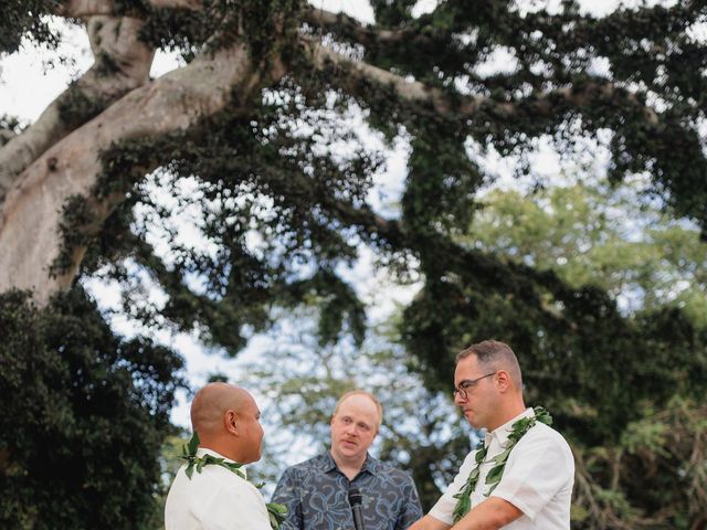 James and Cliff&apos;s Wedding in Honolulu, Hawaii 61