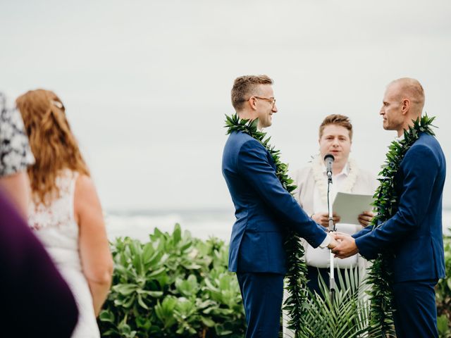 Tyler and Bryan&apos;s Wedding in Anahola, Hawaii 30