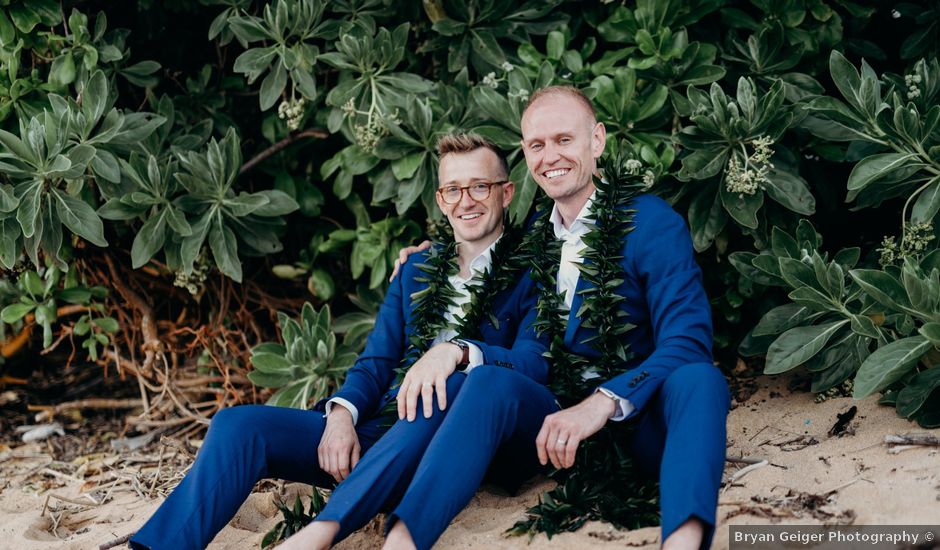 Tyler and Bryan's Wedding in Anahola, Hawaii