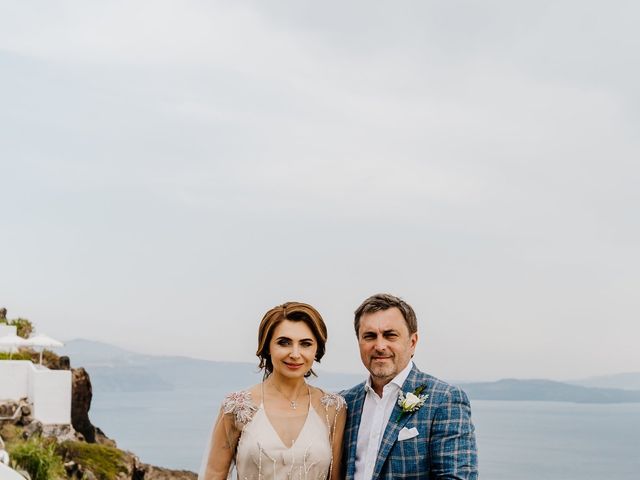 Tatyana and Mihail&apos;s Wedding in Santorini, Greece 7