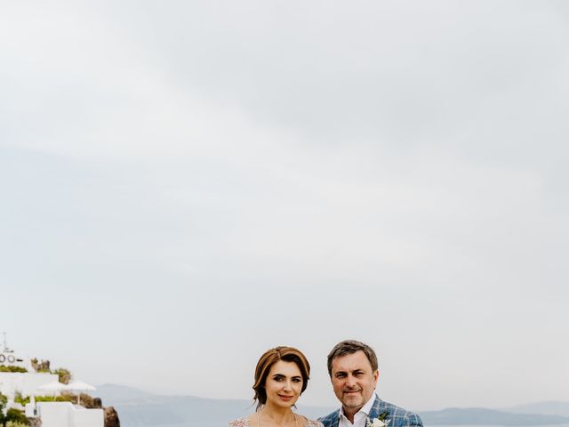 Tatyana and Mihail&apos;s Wedding in Santorini, Greece 8
