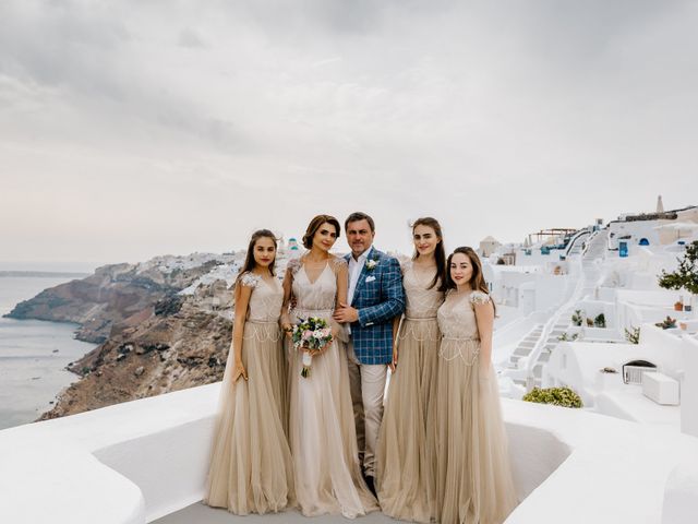 Tatyana and Mihail&apos;s Wedding in Santorini, Greece 10