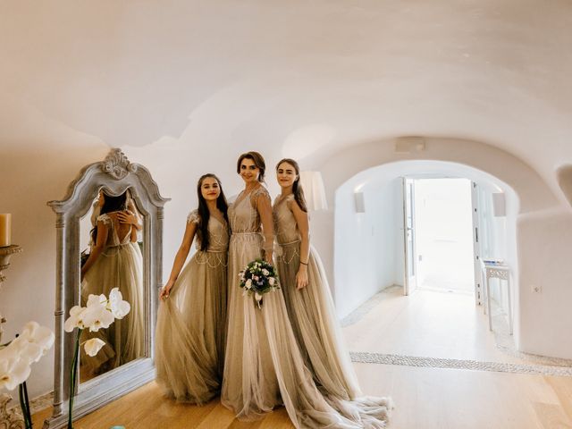 Tatyana and Mihail&apos;s Wedding in Santorini, Greece 13