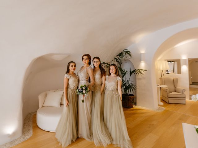 Tatyana and Mihail&apos;s Wedding in Santorini, Greece 17