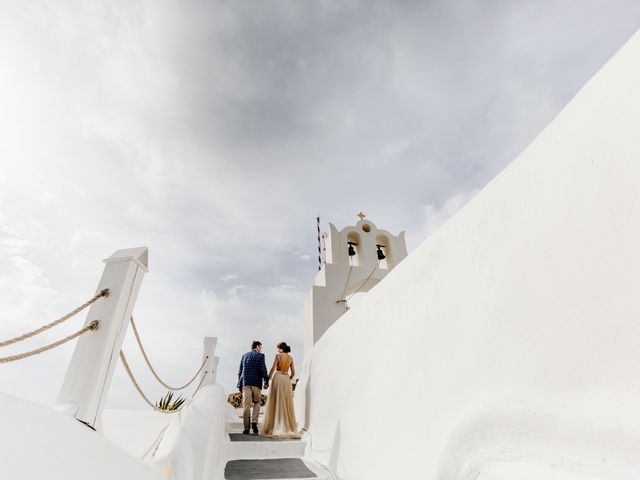 Tatyana and Mihail&apos;s Wedding in Santorini, Greece 24