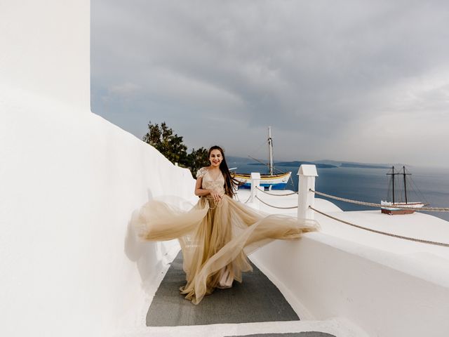 Tatyana and Mihail&apos;s Wedding in Santorini, Greece 25