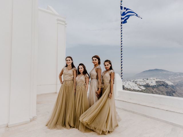 Tatyana and Mihail&apos;s Wedding in Santorini, Greece 28