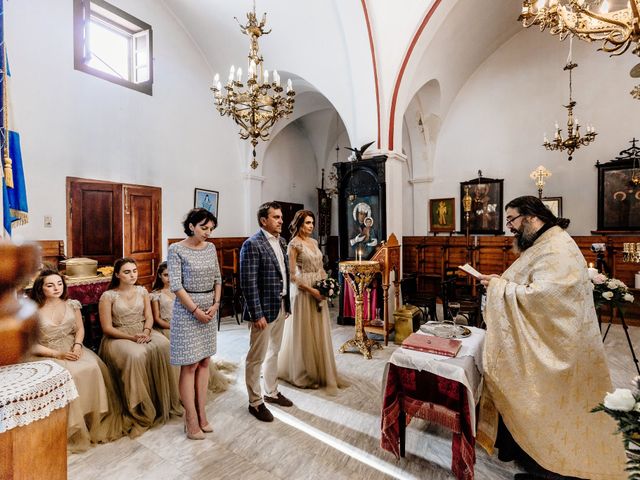 Tatyana and Mihail&apos;s Wedding in Santorini, Greece 33