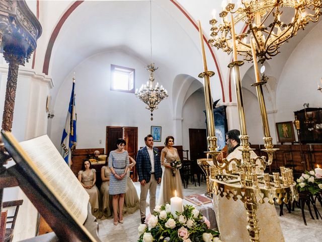 Tatyana and Mihail&apos;s Wedding in Santorini, Greece 36