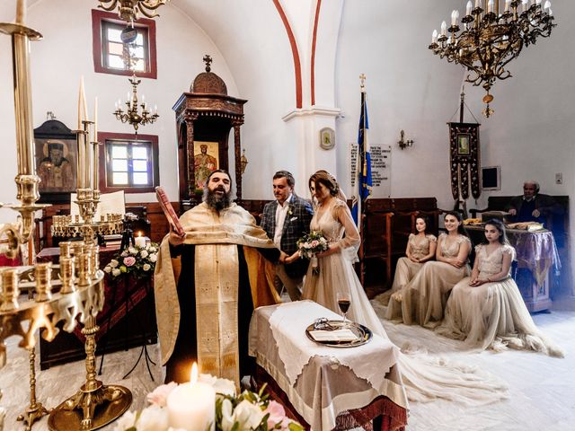 Tatyana and Mihail&apos;s Wedding in Santorini, Greece 41
