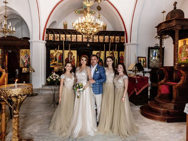 Tatyana and Mihail&apos;s Wedding in Santorini, Greece 44