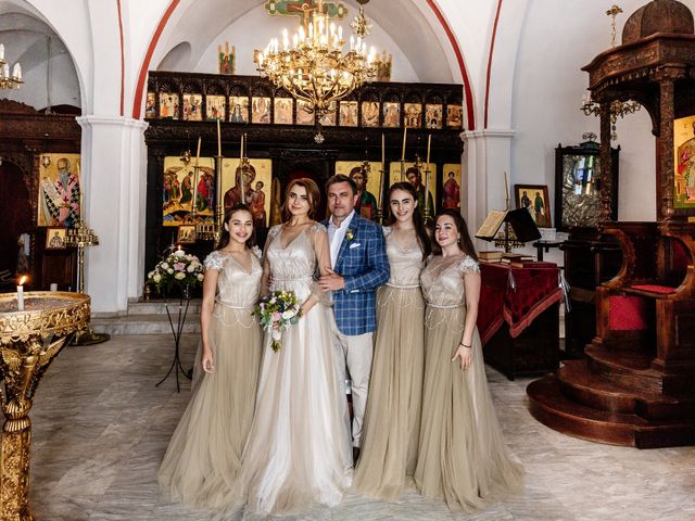 Tatyana and Mihail&apos;s Wedding in Santorini, Greece 45