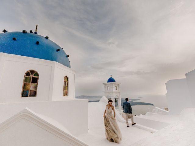 Tatyana and Mihail&apos;s Wedding in Santorini, Greece 52