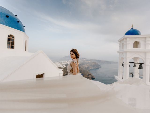 Tatyana and Mihail&apos;s Wedding in Santorini, Greece 56