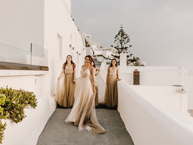 Tatyana and Mihail&apos;s Wedding in Santorini, Greece 79