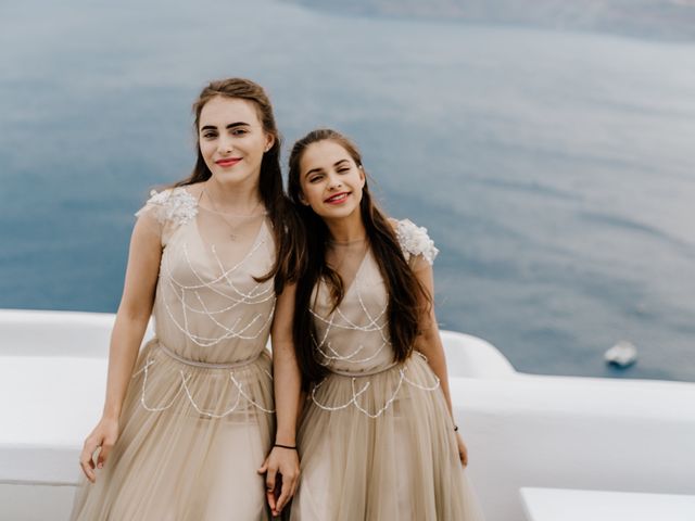Tatyana and Mihail&apos;s Wedding in Santorini, Greece 86
