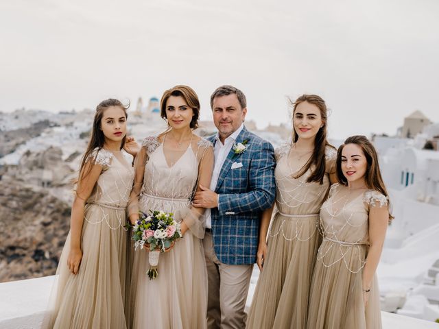 Tatyana and Mihail&apos;s Wedding in Santorini, Greece 95