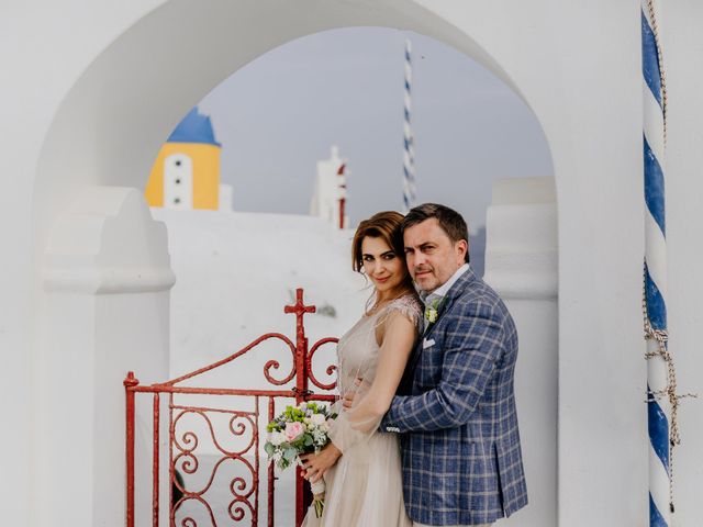 Tatyana and Mihail&apos;s Wedding in Santorini, Greece 109