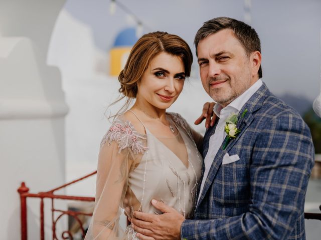 Tatyana and Mihail&apos;s Wedding in Santorini, Greece 111