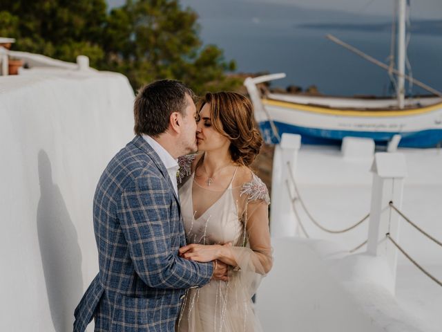 Tatyana and Mihail&apos;s Wedding in Santorini, Greece 113