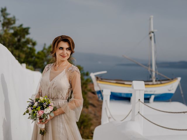 Tatyana and Mihail&apos;s Wedding in Santorini, Greece 114
