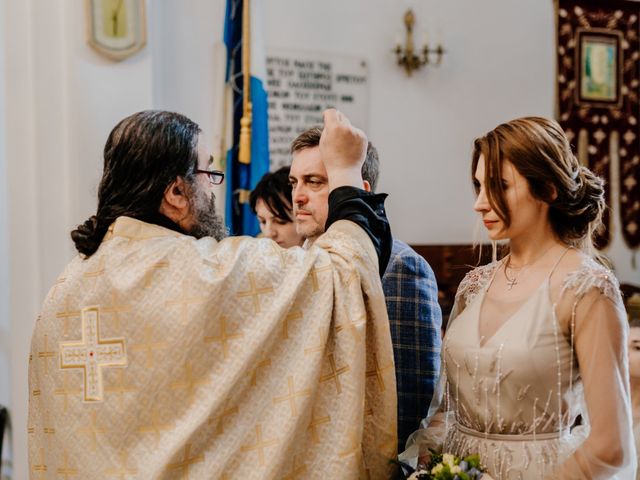 Tatyana and Mihail&apos;s Wedding in Santorini, Greece 121