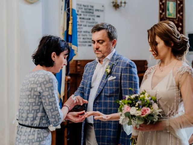 Tatyana and Mihail&apos;s Wedding in Santorini, Greece 123